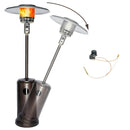 Outdoor Backyard Propane Patio Heater With Wheel - Morealis