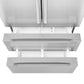 Cosmo 22.5 cu. ft. 4-Door French Door Refrigerator with Pull Handle in Stainless Steel, Counter Depth - COS-FDR225RHSS-G