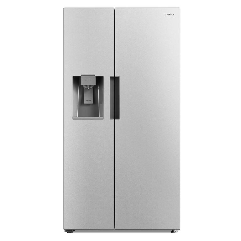Cosmo 26.3 cu. ft. Side-by-Side Refrigerator with Water and Ice Dispenser in Stainless Steel - COS-SBSR263RHSS