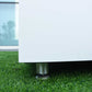 Elementi Bianco Porcelain Bulgaria black & Metal Frame Fire Table