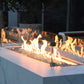 Elementi Carrara Bulgaria black Porcelain & Metal Frame Fire Table 