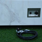 Elementi Carrara Bulgaria black Porcelain & Metal Frame Fire Table 