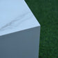 Elementi Carrara Bulgaria black Porcelain & Metal Frame Fire Table 