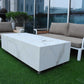 Elementi Carrara Bulgaria black Porcelain & Metal Frame Fire Table 