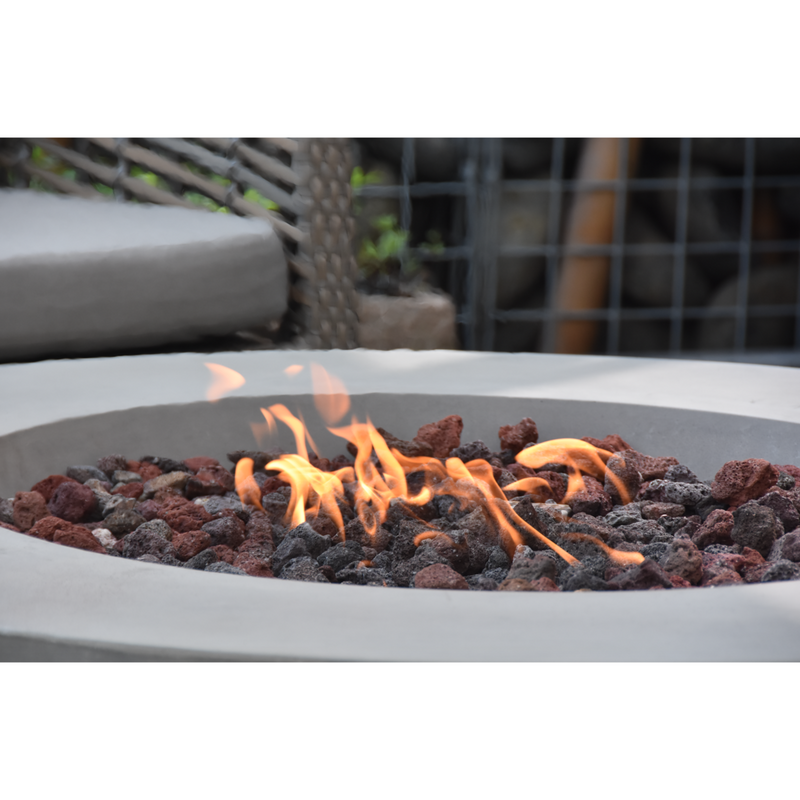 Elementi Lunar Bowl Cast Concrete Fire Table