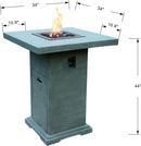 Elementi Montreal Bar Table High Performance Cast Concrete