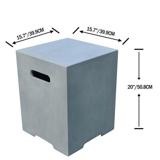 Elementi Square Cast Concrete Tank Cover