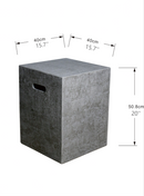 Elementi Square Cast Concrete Tank Cover