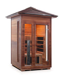 Enlighten Sauna Diamond 2 Person Infrared/Traditional Sauna - H-17376 - PrimeFair