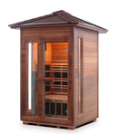 Enlighten Sauna Diamond 2 Person Infrared/Traditional Sauna - H-17376 - PrimeFair