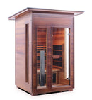 Enlighten Sauna Diamond 2 Person Infrared/Traditional Sauna - H-17376 - PrimeFair