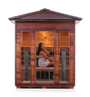 Enlighten Sauna Diamond 4 Person Infrared/Traditional Sauna - H-17378 - PrimeFair