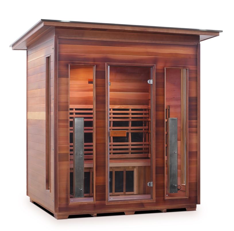 Enlighten Sauna Diamond 4 Person Infrared/Traditional Sauna - H-17378 - PrimeFair