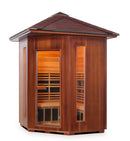 Enlighten Sauna Diamond 4C Person Infrared/Traditional Sauna - H-17379 - PrimeFair