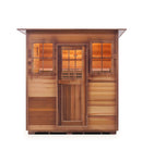 Enlighten Sauna MoonLight 4 Person Outdoor/Indoor Dry Traditional Sauna - T-16378 - PrimeFair