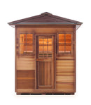 Enlighten Sauna MoonLight 4 Person Outdoor/Indoor Dry Traditional Sauna - T-16378 - PrimeFair