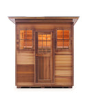 Enlighten Sauna MoonLight 4 Person Outdoor/Indoor Dry Traditional Sauna - T-16378 - PrimeFair