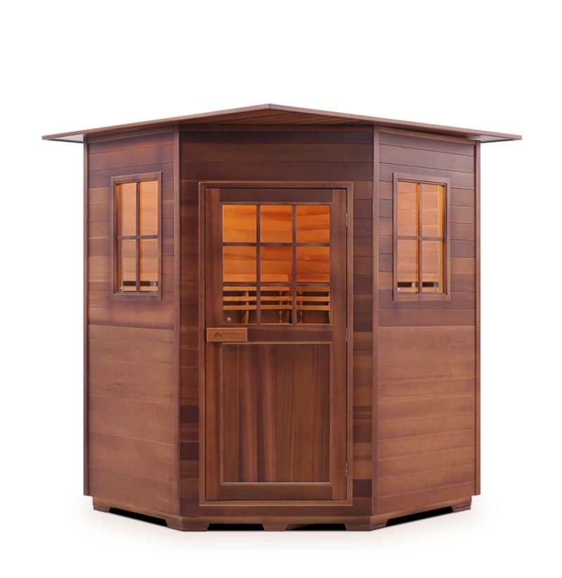 Enlighten Sauna MoonLight 4C Person Outdoor/Indoor Dry Traditional Sauna - T-16379 - PrimeFair