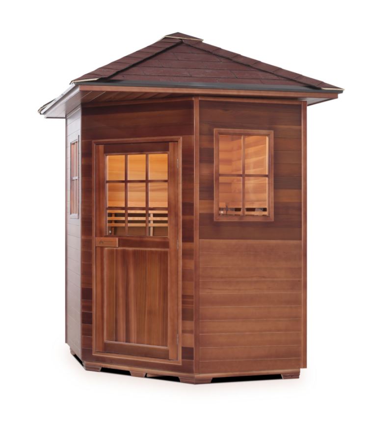 Enlighten Sauna MoonLight 4C Person Outdoor/Indoor Dry Traditional Sauna - T-16379 - PrimeFair