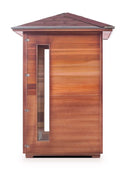 Enlighten Sauna Rustic 2 Person Outdoor/Indoor Full Spectrum Infrared Sauna - 17376 - PrimeFair