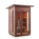 Enlighten Sauna Rustic 2 Person Outdoor/Indoor Full Spectrum Infrared Sauna - 17376 - PrimeFair