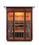 Enlighten Sauna Rustic 3 Person Outdoor/Indoor Full Spectrum Infrared Sauna - 17377 - PrimeFair
