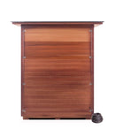 Enlighten Sauna Rustic 3 Person Outdoor/Indoor Full Spectrum Infrared Sauna - 17377 - PrimeFair