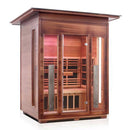 Enlighten Sauna Rustic 4 Person Outdoor/Indoor Full Spectrum Infrared Sauna - 17378 - PrimeFair