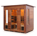 Enlighten Sauna Rustic 5 Person Outdoor/Indoor Full Spectrum Infrared Sauna - 19378 - PrimeFair