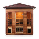 Enlighten Sauna Rustic 5 Person Outdoor/Indoor Full Spectrum Infrared Sauna - 19378 - PrimeFair