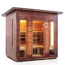 Enlighten Sauna Rustic 5 Person Outdoor/Indoor Full Spectrum Infrared Sauna - 19378 - PrimeFair