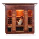 Enlighten Sauna Rustic 5 Person Outdoor/Indoor Full Spectrum Infrared Sauna - 19378 - PrimeFair