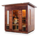 Enlighten Sauna Rustic 5 Person Outdoor/Indoor Full Spectrum Infrared Sauna - 19378 - PrimeFair