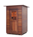Enlighten Sauna Sapphire 2 Person Infrared/Traditional Sauna - H-16376 - PrimeFair