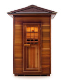Enlighten Sauna Sapphire 2 Person Infrared/Traditional Sauna - H-16376 - PrimeFair