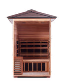 Enlighten Sauna Sapphire 2 Person Infrared/Traditional Sauna - H-16376 - PrimeFair