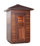 Enlighten Sauna Sapphire 2 Person Infrared/Traditional Sauna - H-16376 - PrimeFair