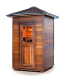 Enlighten Sauna Sapphire 2 Person Infrared/Traditional Sauna - H-16376 - PrimeFair