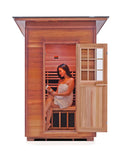 Enlighten Sauna Sapphire 2 Person Infrared/Traditional Sauna - H-16376 - PrimeFair