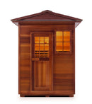 Enlighten Sauna Sapphire 3 Person Infrared/Traditional Sauna - H-16377 - PrimeFair