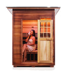 Enlighten Sauna Sapphire 3 Person Infrared/Traditional Sauna - H-16377 - PrimeFair