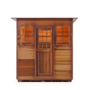 Enlighten Sauna Sapphire 4 Person Infrared/Traditional Sauna - H-16378 - PrimeFair