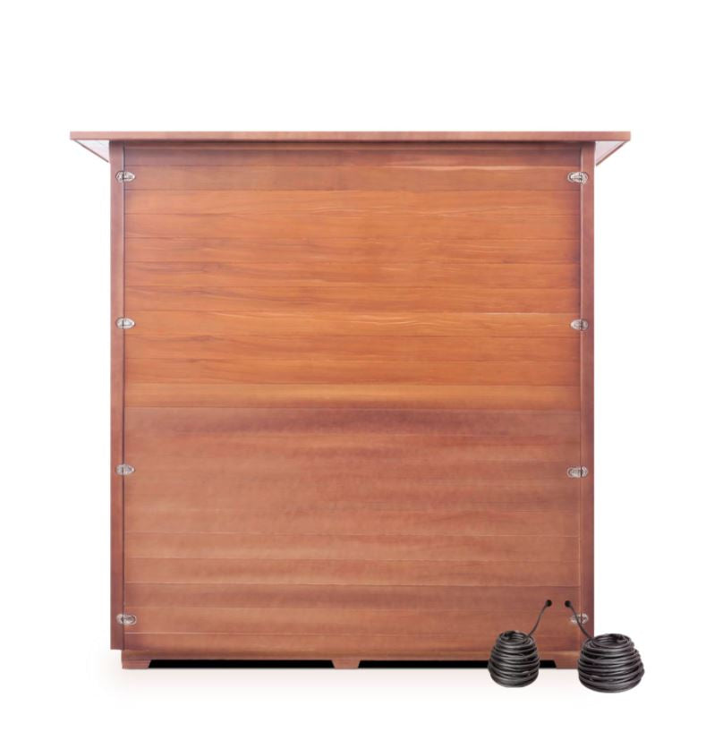 Enlighten Sauna Sapphire 4 Person Infrared/Traditional Sauna - H-16378 - PrimeFair