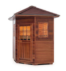Enlighten Sauna Sapphire 4C Person Infrared/Traditional Sauna - H-16379 - PrimeFair
