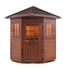 Enlighten Sauna Sapphire 4C Person Infrared/Traditional Sauna - H-16379 - PrimeFair