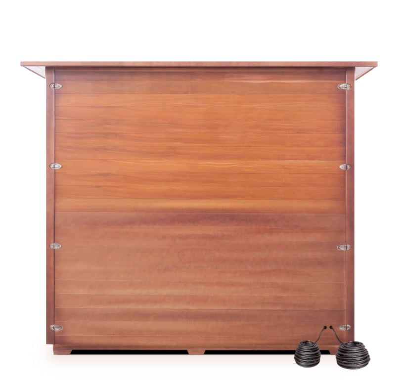 Enlighten Sauna Sapphire 5 Person Infrared/Traditional Sauna - H-16380 - PrimeFair