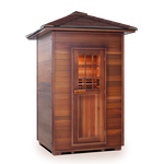 Enlighten Sauna Sierra 2 Person Outdoor/Indoor Full Spectrum Infrared Sauna - 16376 - PrimeFair