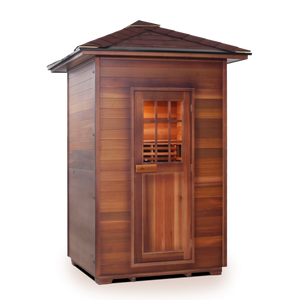 Enlighten Sauna Sierra 2 Person Outdoor/Indoor Full Spectrum Infrared Sauna - 16376 - PrimeFair