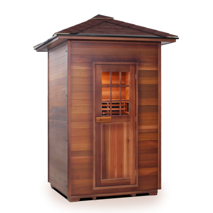 Enlighten Sauna Sierra 2 Person Outdoor/Indoor Full Spectrum Infrared Sauna - 16376 - PrimeFair