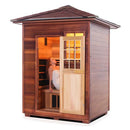 Enlighten Sauna Sierra 3 Person Outdoor/Indoor Full Spectrum Infrared Sauna - 16377 - PrimeFair